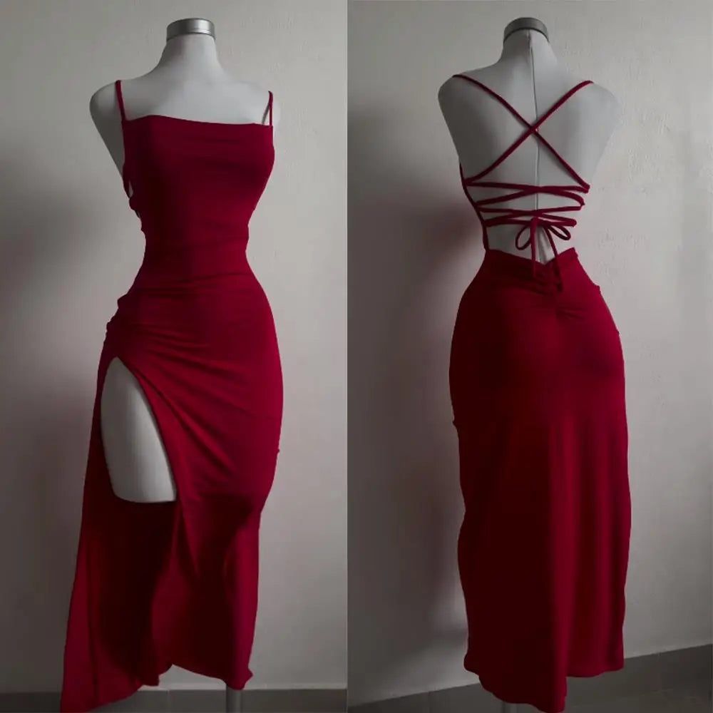 2025 Must-Have Summer Dress – Spice Girl Vibes with Halter Straps and a Sexy Bag Hip Fit